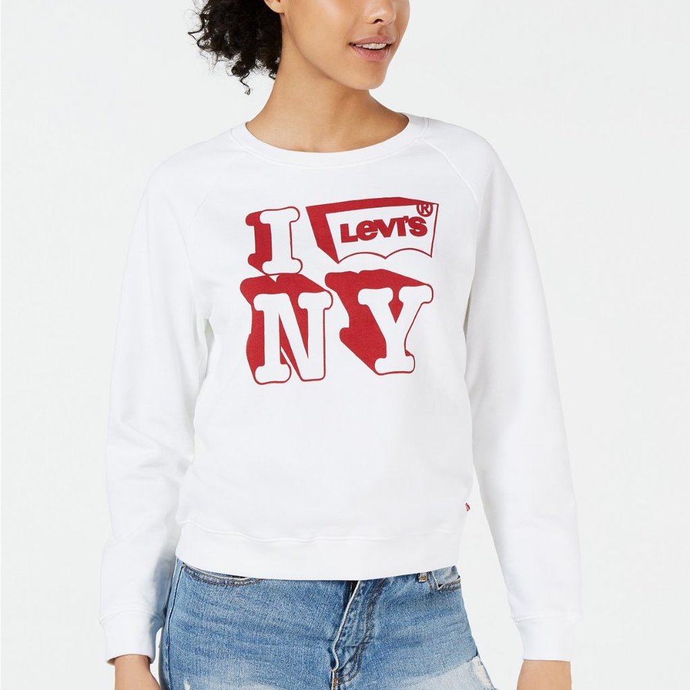 Levi's Juniors I Love New York Graphic Sweatshirt NWT